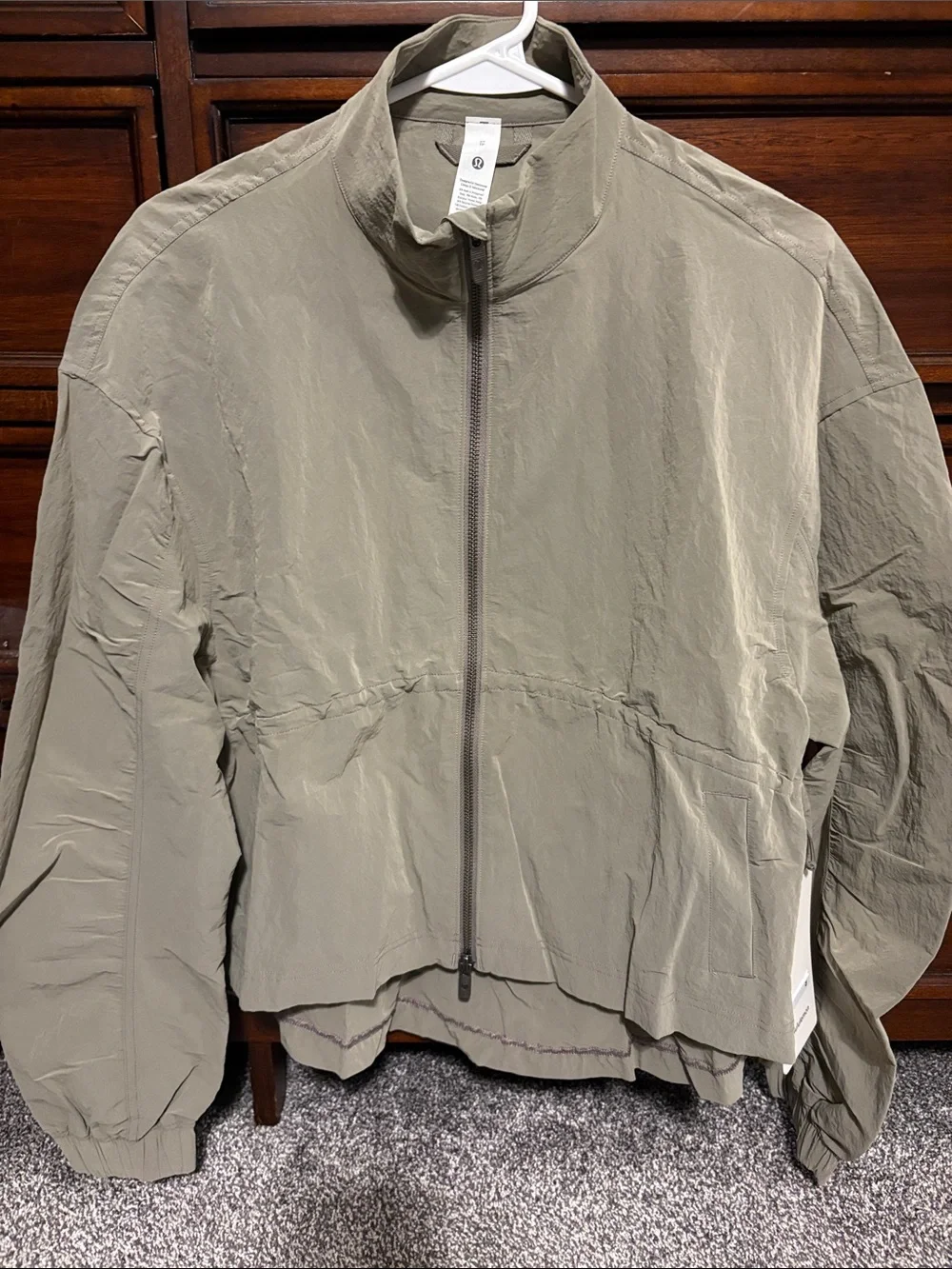 Lululemon Crinkle Nylon Cinchable Jacket